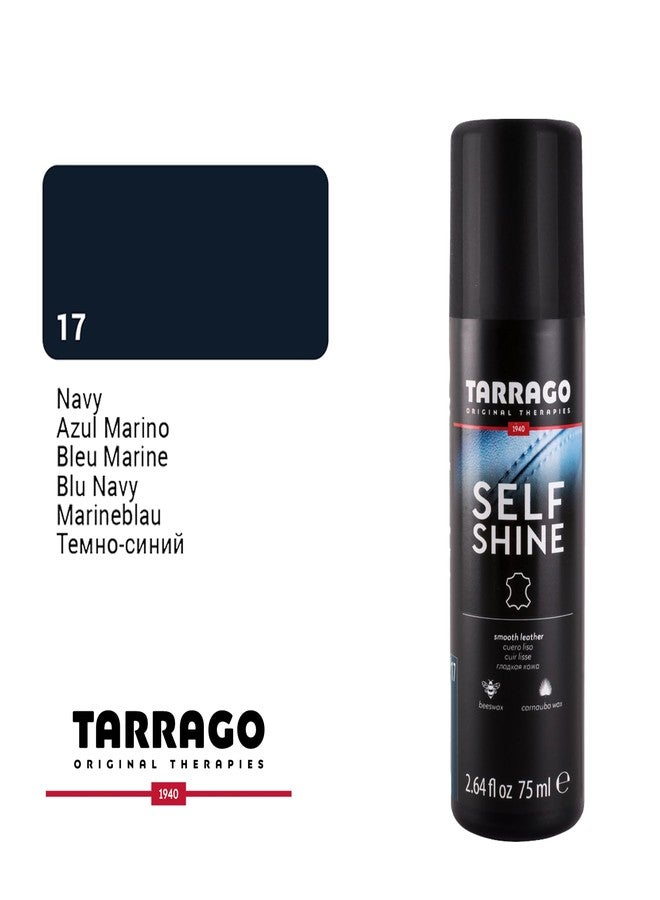 Tarrago Instant Shine Liquid Shoe Polish- Self Shine with Applicator- 75mL - Navy Blue #17 - Image 2